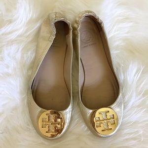 Tory Burch Travel Logo Ballet Flat
